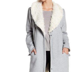 Cupcakes and cashmere – Abraham Faux Shearling Coat in XS